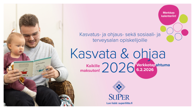 Kasvata & ohjaa -verkkotapahtuma.