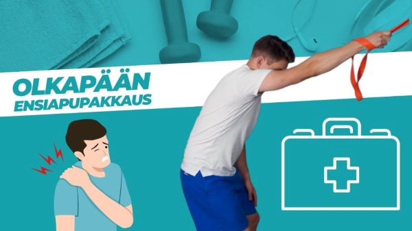 Olkapään ensiapupakkaus.