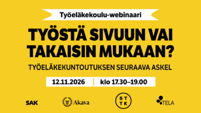 Työeläkekoulu-webinaari.
